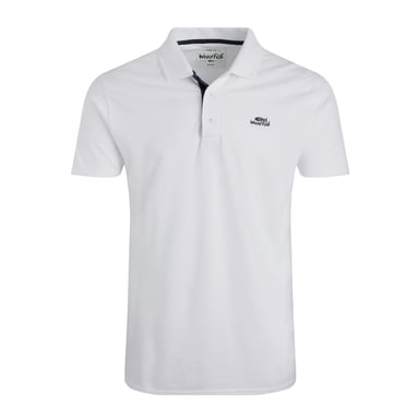 Weird Fish Mens Miles Pique Organic Polo Shirt (White)