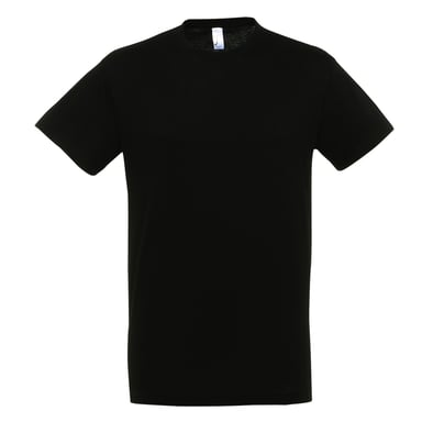 SOLS Mens Regent Short Sleeve T-Shirt (Deep Black)