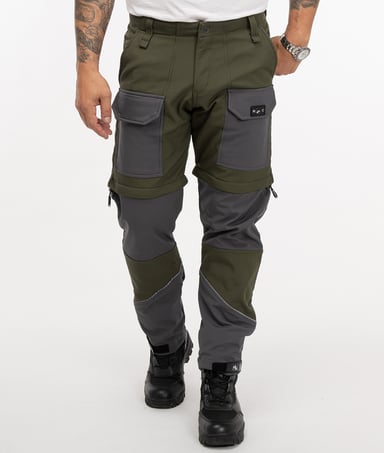Rock Creek Softshellhose Dunkelgrün