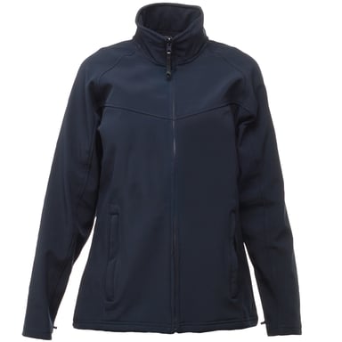 Regatta Womens/Ladies Uproar Softshell Jacket (Water Repellent & Wind Resistant) (Navy/Navy)