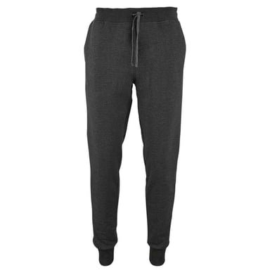 SOLS Mens Jake Polycotton Slim Jogging Bottoms (Charcoal Melange)