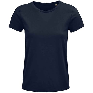 SOLS Womens/Ladies Crusader Organic T-Shirt (French Navy)
