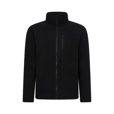Mountain Warehouse Mens Highland Full Zip Fleece (Black)