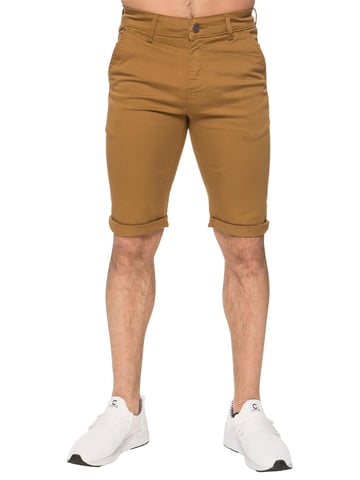Enzo | Pantalones Cortos Chinos Ajustados para Hombre con Elástico
