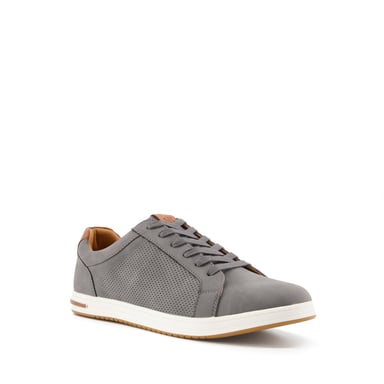 Dune Mens TEZZY Perforated Lace-Up Trainers Tezzy