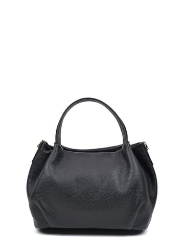 Anna Luchini SS22 AL 1437 Black Leather Bag