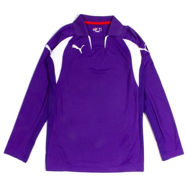 PUMA Serie V de manga larga Collared Purple Mens Football Top 700384 07