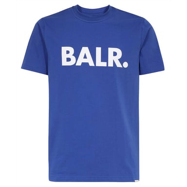 Camiseta recta BALR. Tee SS Brand Azul