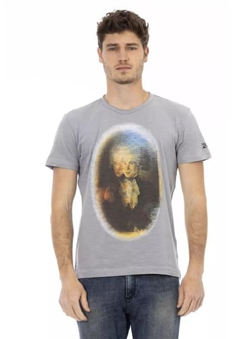 Camiseta De Algodon Estampada