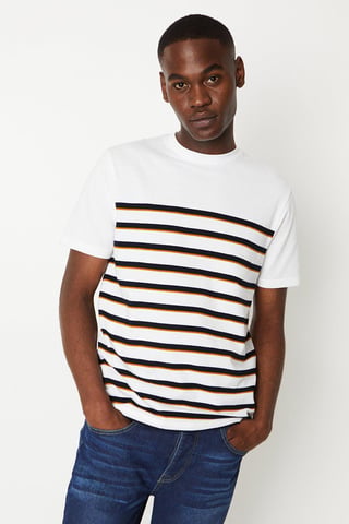 Classic Stripe Pique T-shirt
