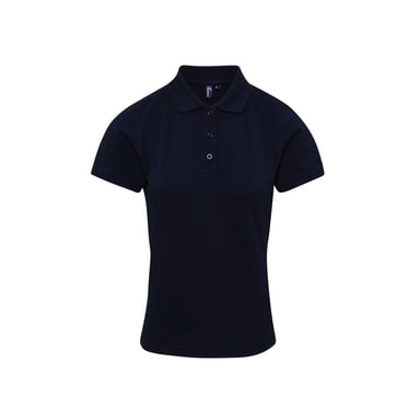 Premier Womens/Ladies Coolchecker Plus Polo Shirt (Navy)