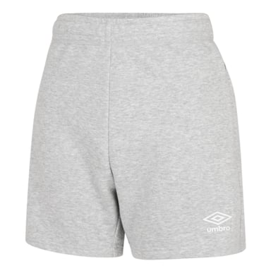 Umbro Womens/Ladies Club Leisure Shorts (Grey Marl/White)