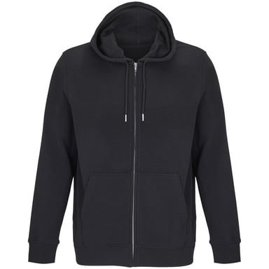 SOLS Unisex Adult Calipso Full Zip Hoodie (Black)