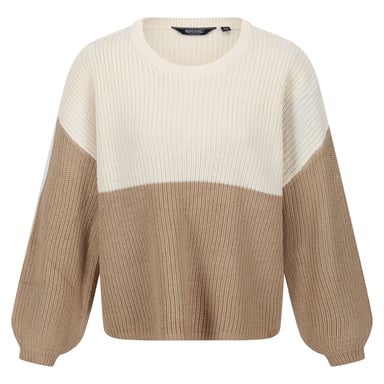 Regatta Womens/Ladies Kamaria Knitted Jumper (Light Vanilla/Barleycorn)