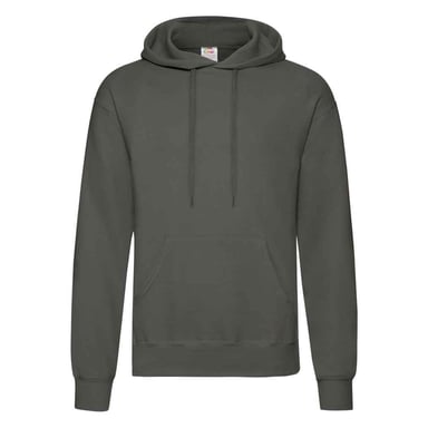 Fruit of the Loom Adults Unisex Classic Hooded Sweatshirt (Light Graphite)