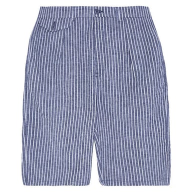 Pepe Jeans Pantalones Cortos Deans Stripes Azul Hombre