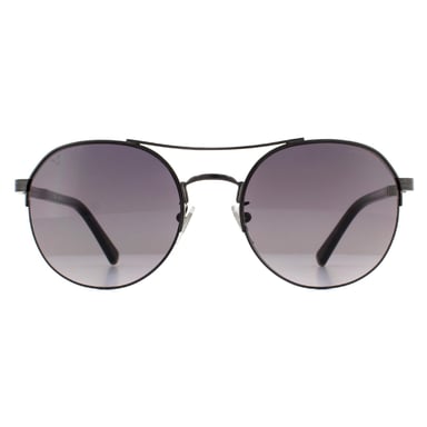 Police Aviator Gafas de sol para hombre en degradado Gunmetal Smoke brillante