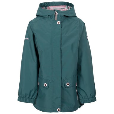 Trespass Girls Flourish TP75 Waterproof Jacket (Spruce Green)