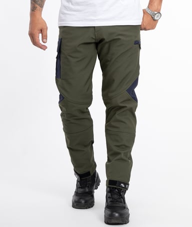Rock Creek Softshellhose Dunkelgrün