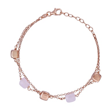 Orphelia 'Joelle' Women's 925 Sterling Silver Bracelet - Rose ZA-7432