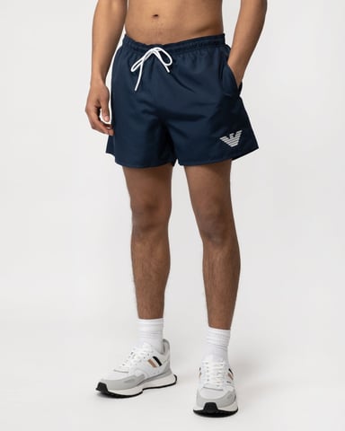 Emporio Armani Mens Eagle Logo Woven Swim Shorts
