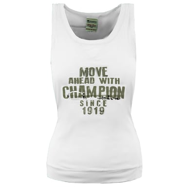 Chaleco Champion Heritage Fit blanco mujer