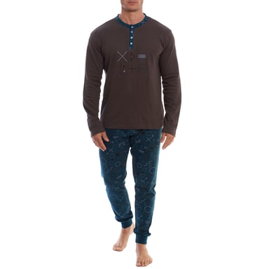 Pijama de invierno manga larga KLP4 hombre