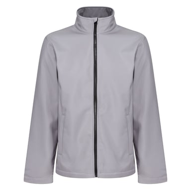 Regatta Standout Mens Ablaze Printable Soft Shell Jacket (Rock Grey/Black)