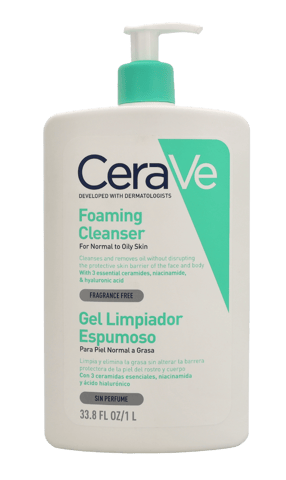 CeraVe Limpiador Espumoso con Dosificador 1000 ml