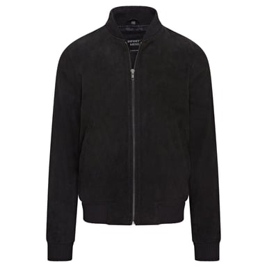 Chaqueta bomber universitaria MA-1 de ante de cabra suave para hombre - Dalian