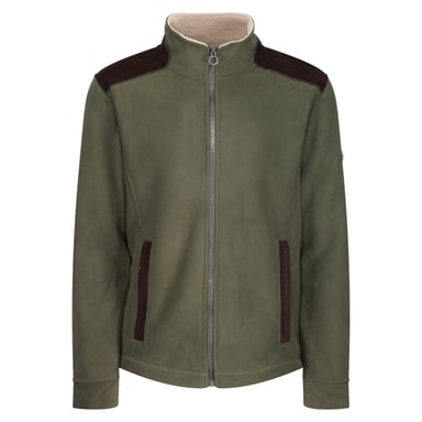 Regatta Mens Faversham Full Zip Fleece Jacket (Dark Khaki)