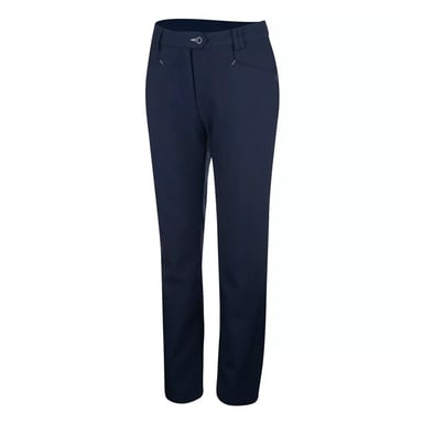 Island Green Womens/Ladies Bonded All Weather Golf Trousers (Navy)