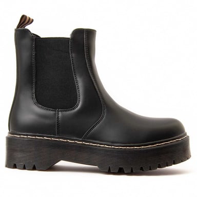 Montevita Botin De Plataforma Botilan36 En Negro
