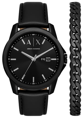 Armani Exchange Banks Men's Black Watch AX7147SET