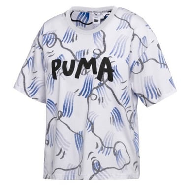 Camiseta Puma x Shantell Martin para mujer AOP Tee de marca 575629 62