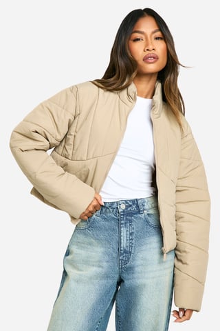 Seam Detail Puffer Jacket