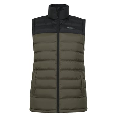 Mountain Warehouse Mens Seasons II Padded Gilet (Khaki Green)