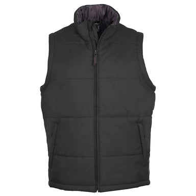 SOLS Unisex Adult Warm Gilet (Charcoal Grey Solid)