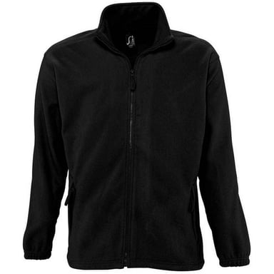 SOLS Unisex Adult North Fleece Jacket (Black)