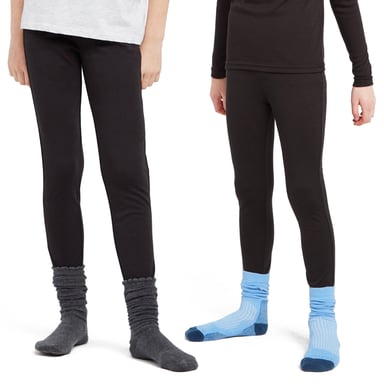 Peter Storm Kids' Thermal Insulating Baselayer Pants with Moisture Wicking Fabric