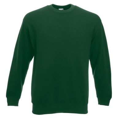 Fruit of the Loom Mens Classic 80/20 Set-in Sweatshirt (Bottle Green)