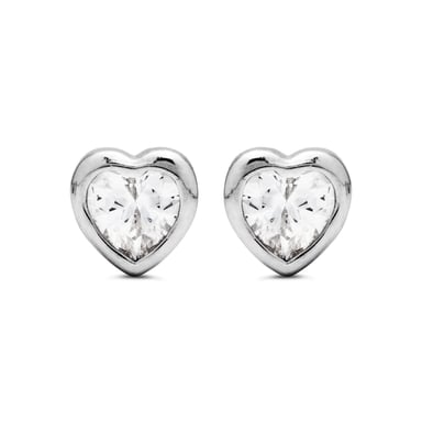 Pendientes Luxenter  de Plata de Ley 925 con Circonita Brillante acabados en rodio - Goth
