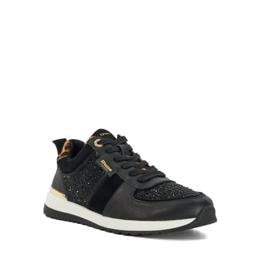 Dune Ladies Ego - Glitter Detail Lace Up Trainers