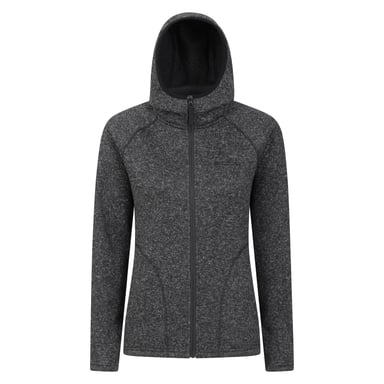 Mountain Warehouse Womens/Ladies Nevis Full Zip Hoodie (Black)