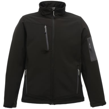 Regatta Standout Mens Arcola 3 Layer Waterproof And Breathable Softshell Jacket (Black/Seal Grey)