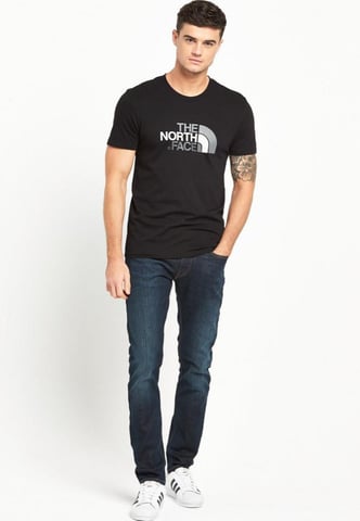 Camiseta The North Face Hombre SS Easy Tee Negra