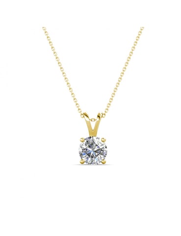 Colgantes de Piedra Vernice - Oro y Cristal