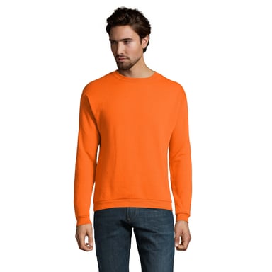 SOLS Mens Spider Round Neck Sweatshirt (Orange)