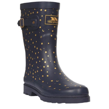 Trespass Womens/Ladies Celeste Printed Wellington Boots (Midnight)