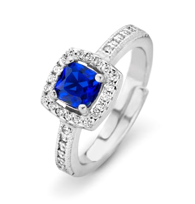 Orphelia Women's 925 Sterling Silver Ring - Silver ZR-7199/BL